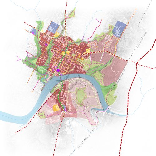 Beyond the Highway:  An independent urban design study exploring alternative futures for the historic core of Marble Falls, Texas